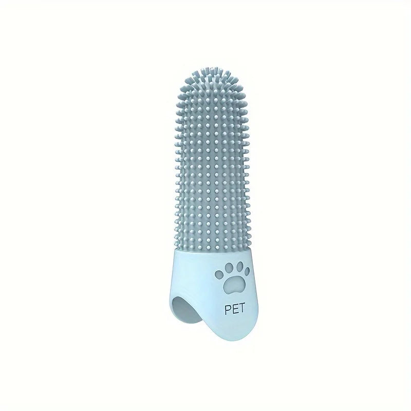 Soft Silicone Dog Toothbrush – Escova Dental de Silicone 360° para Pets
