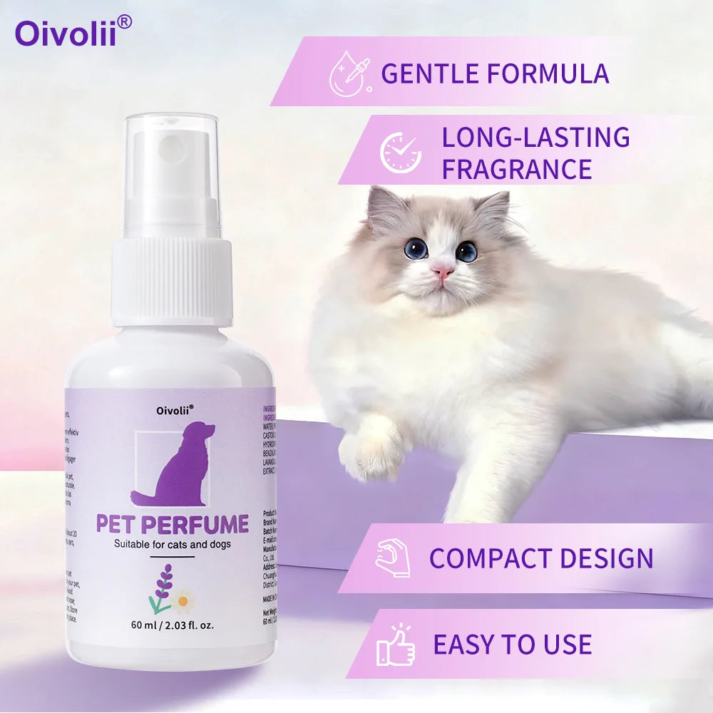 Pet Deodorizing Spray – Long Lasting Freshness for Dogs & Cats