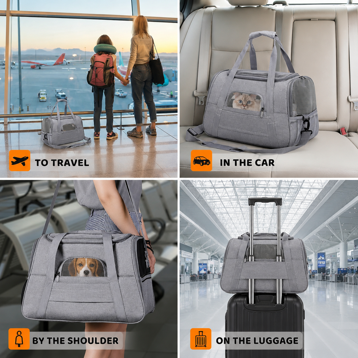 Pet Carrier Bag Airline Approved – Comfort & Safety for Every Trip ✈️