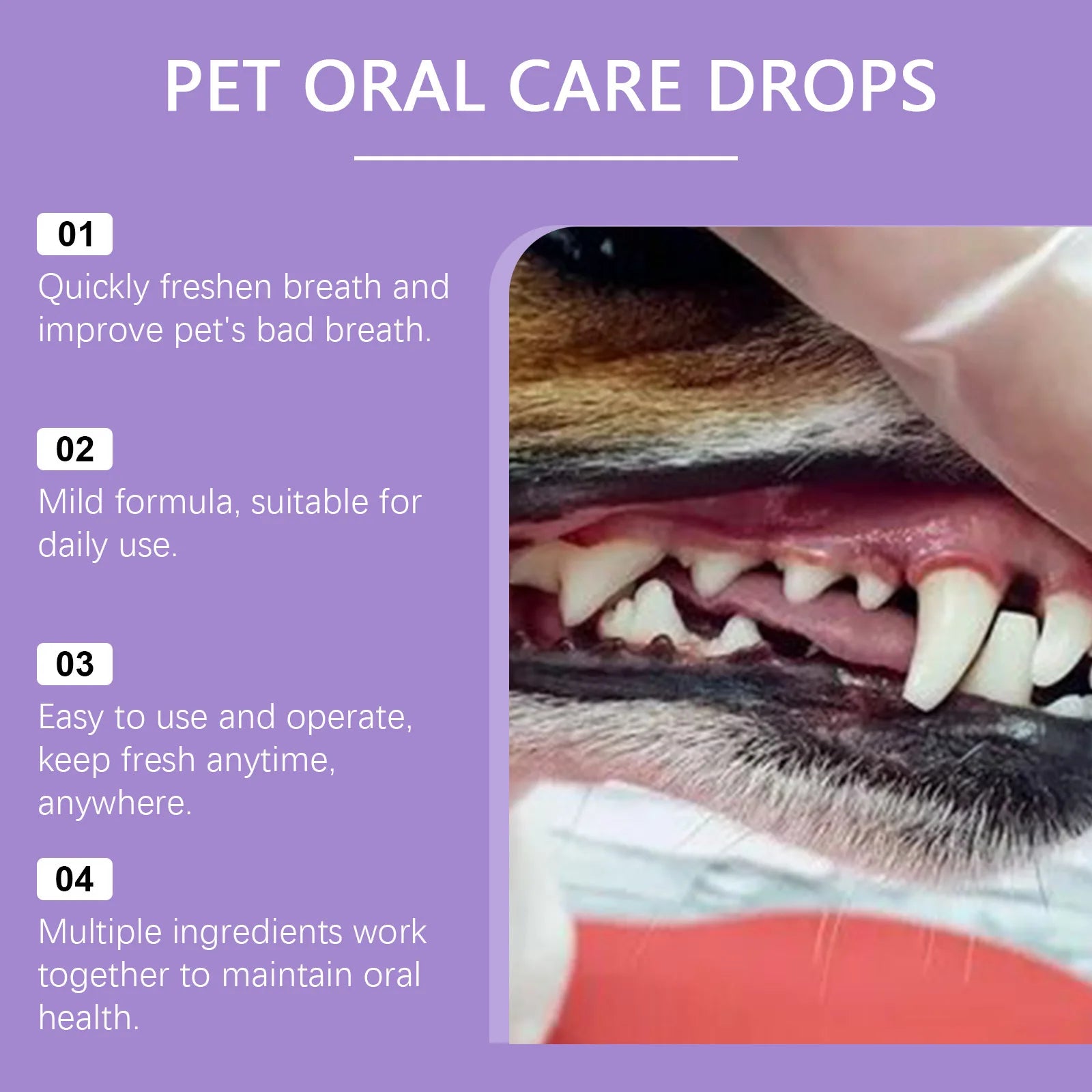 Pet Oral Cleaning Spray – Fresh Breath & Healthy Teeth for Dogs and Cats