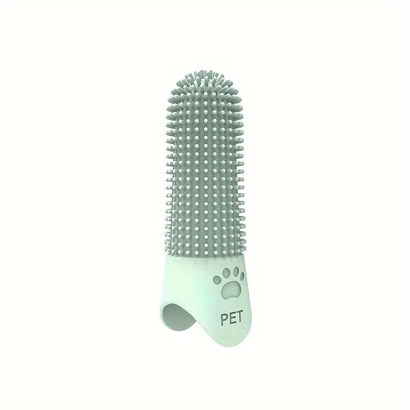 Soft Silicone Dog Toothbrush – Escova Dental de Silicone 360° para Pets