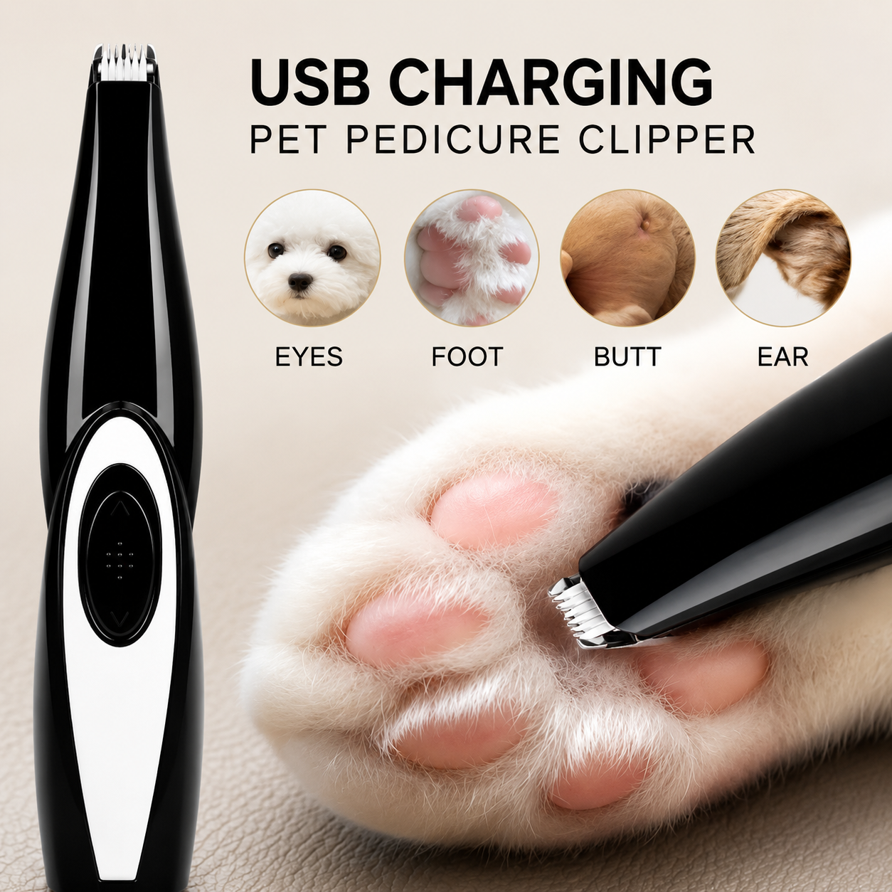 Professional Pet Grooming Clipper – Low Noise & High Precision