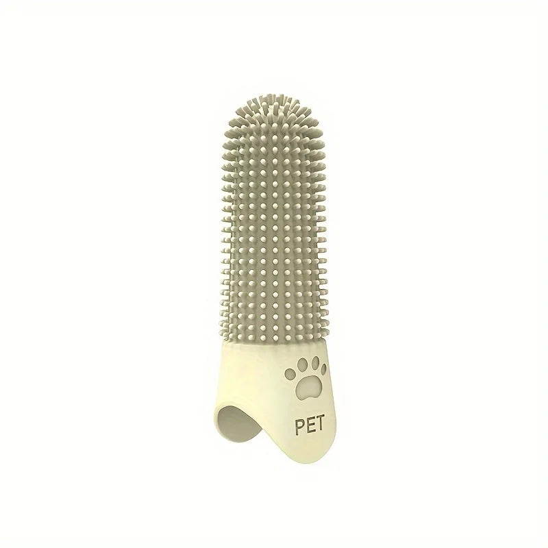Soft Silicone Dog Toothbrush – Escova Dental de Silicone 360° para Pets