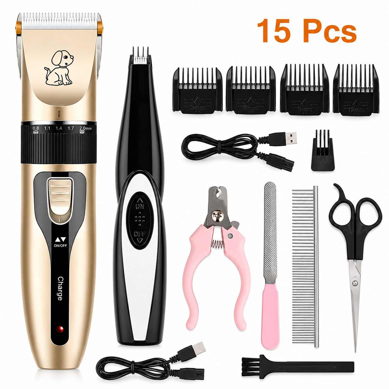 Professional Pet Grooming Clipper – Low Noise & High Precision