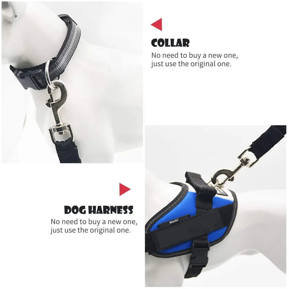 Adjustable Pet Car Seat Belt for Dogs & Cats