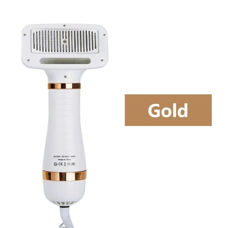 2-In-1 Pet Dryer & Grooming Brush