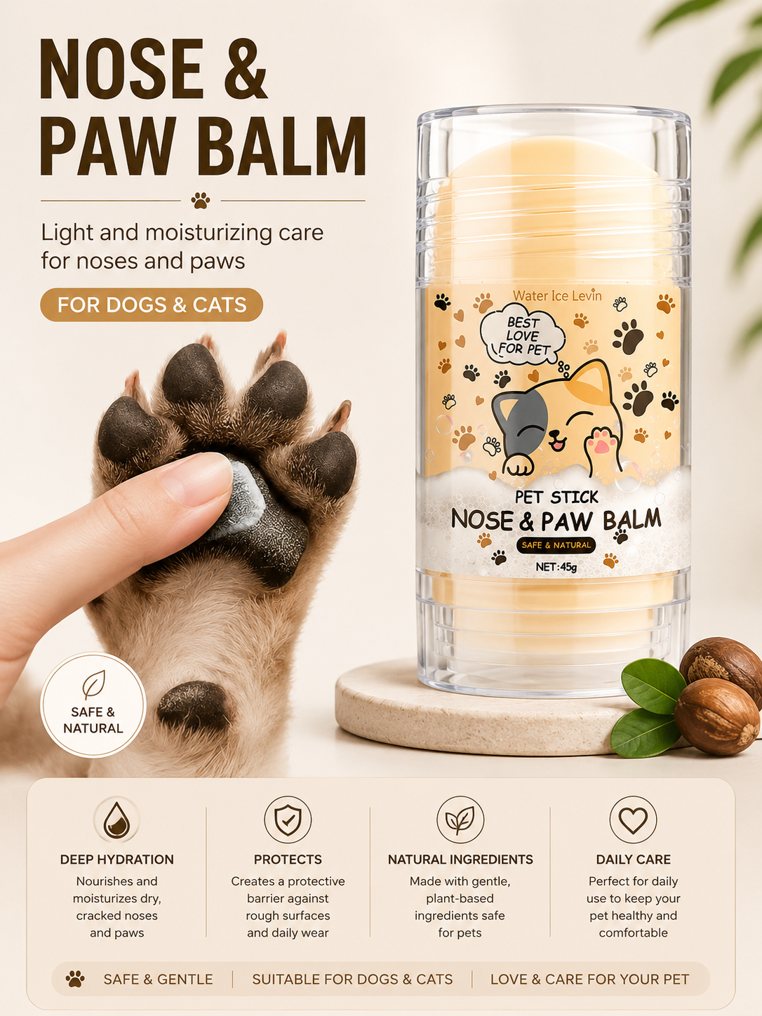 Paw & Nose Repair Balm for Dogs & Cats