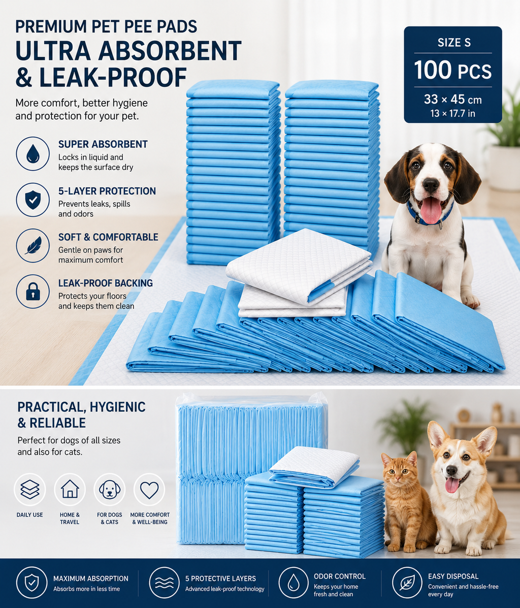 Pet Disposable Nappy Mat – Disposable Pet Training Pad