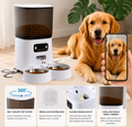 5L Smart Automatic Pet Feeder with Camera & Dual Bowls