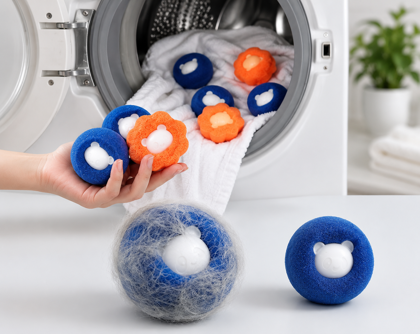 Reusable Pet Hair Remover Laundry Balls