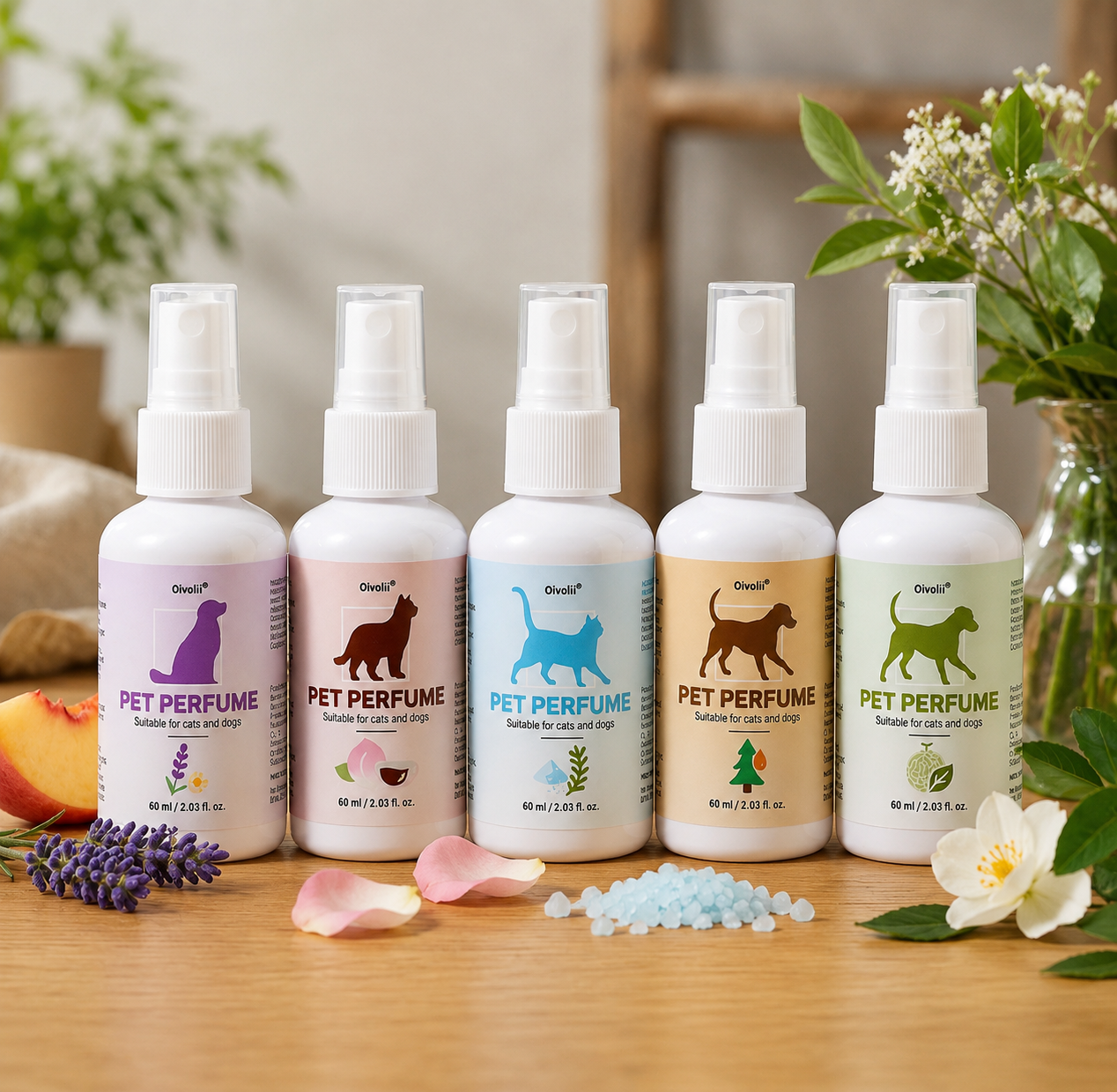 Pet Deodorizing Spray – Long Lasting Freshness for Dogs & Cats