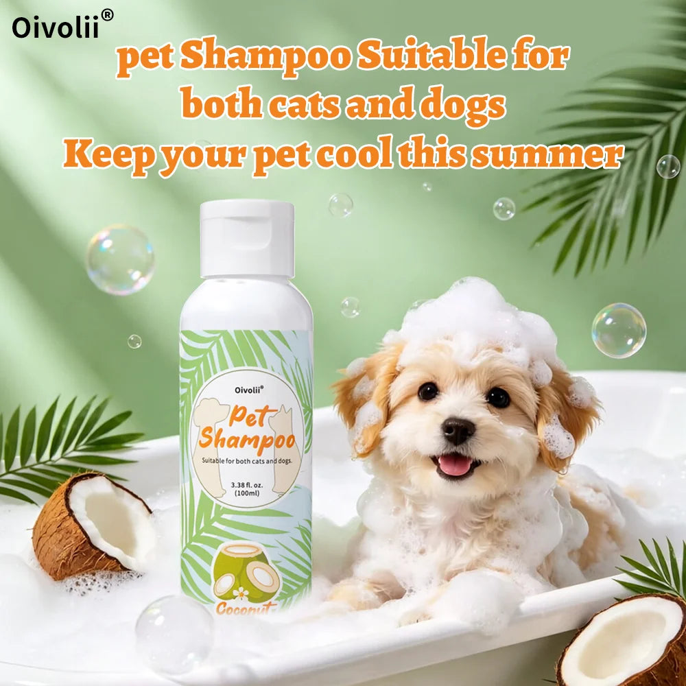 Coconut Scent Dog Shampoo – Deep Cleansing & Long-Lasting Freshness