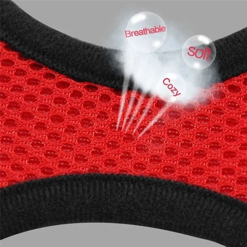 Adjustable Reflective Pet Harness with Leash