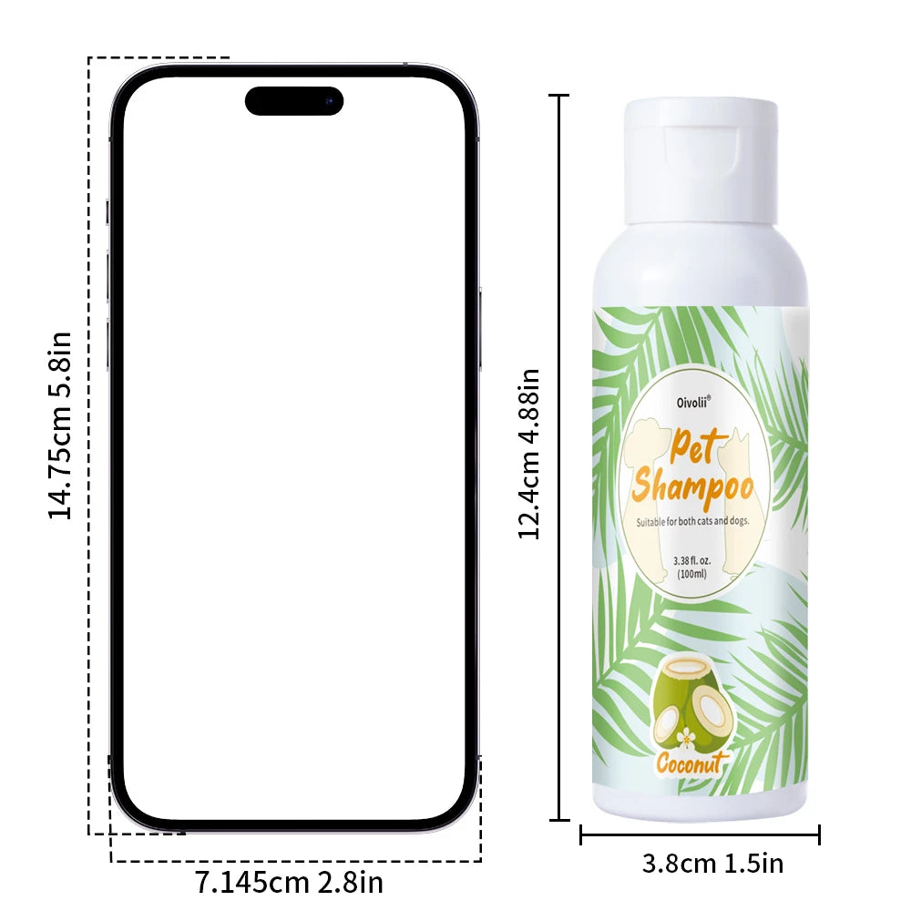 Coconut Scent Dog Shampoo – Deep Cleansing & Long-Lasting Freshness