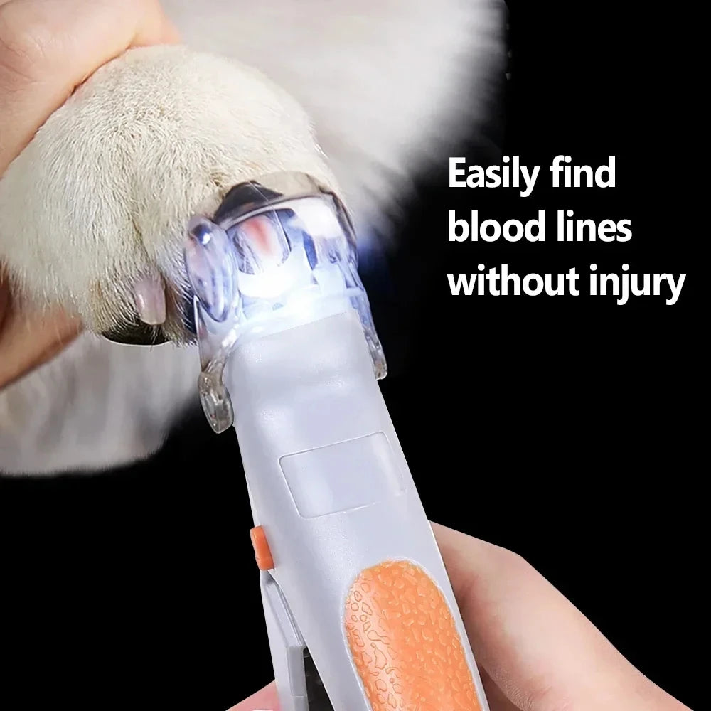 LED Pet Nail Clipper with Light & Magnifier