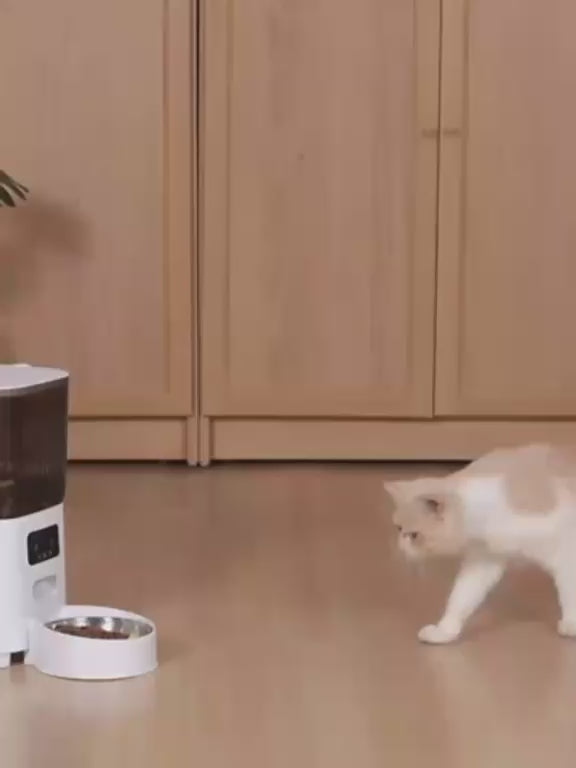5L Smart Automatic Pet Feeder with Camera & Dual Bowls